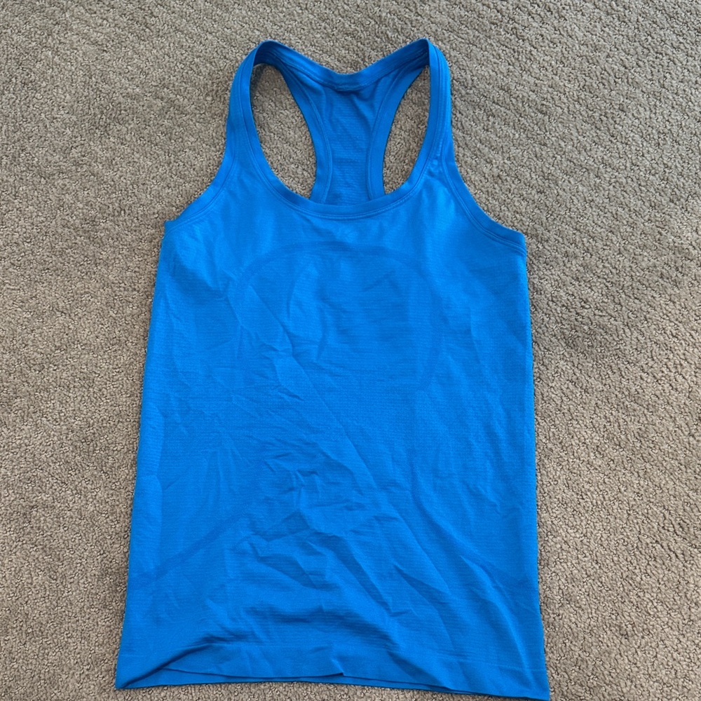 lululemon athletica Vibrant Blue Tank Top
